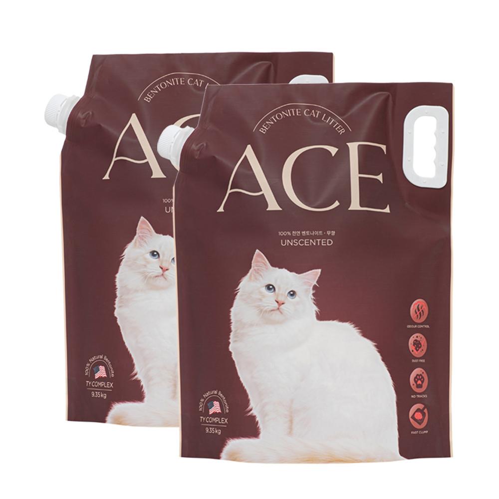 [에이스벤토나이트]먼지없는 벤토나이트모래 무향 9.35kg 1+1