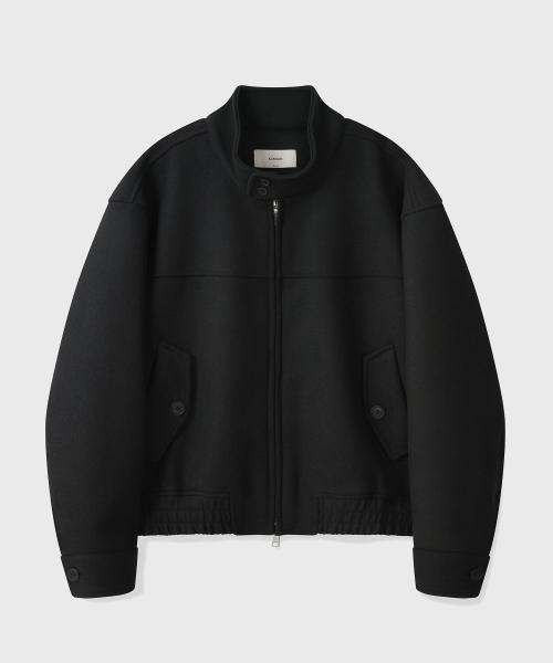울(WOOL) 헤링턴 자켓_블랙