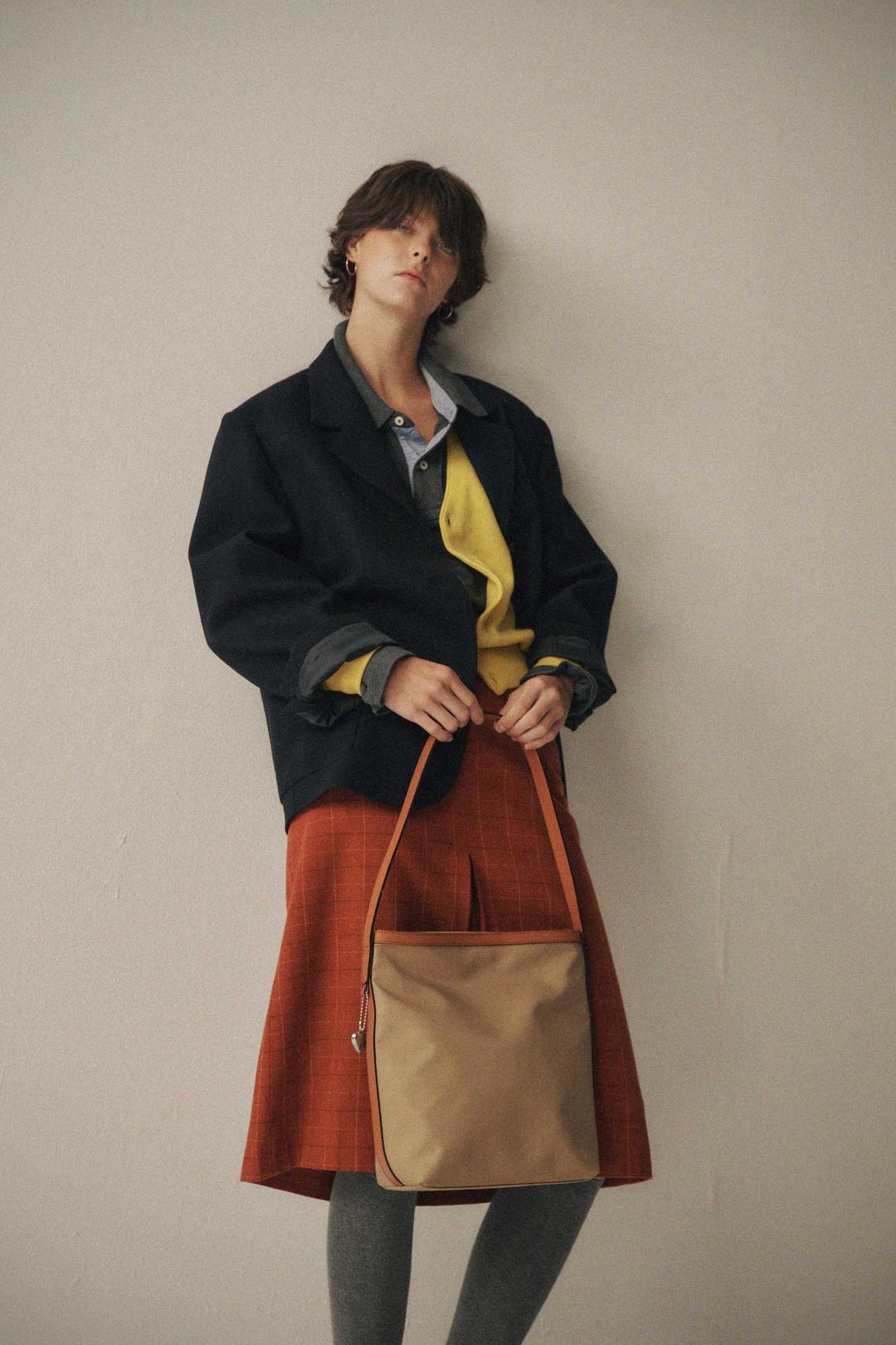 [10/23예약배송] Bulky shoulder bag_Beige Small