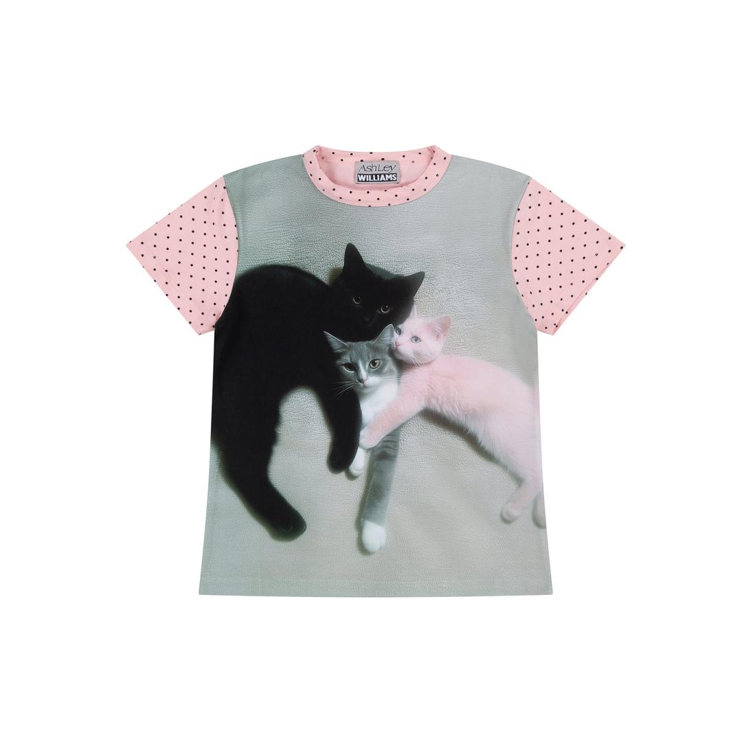 KITTEN TRIO T-SHIRT - XS