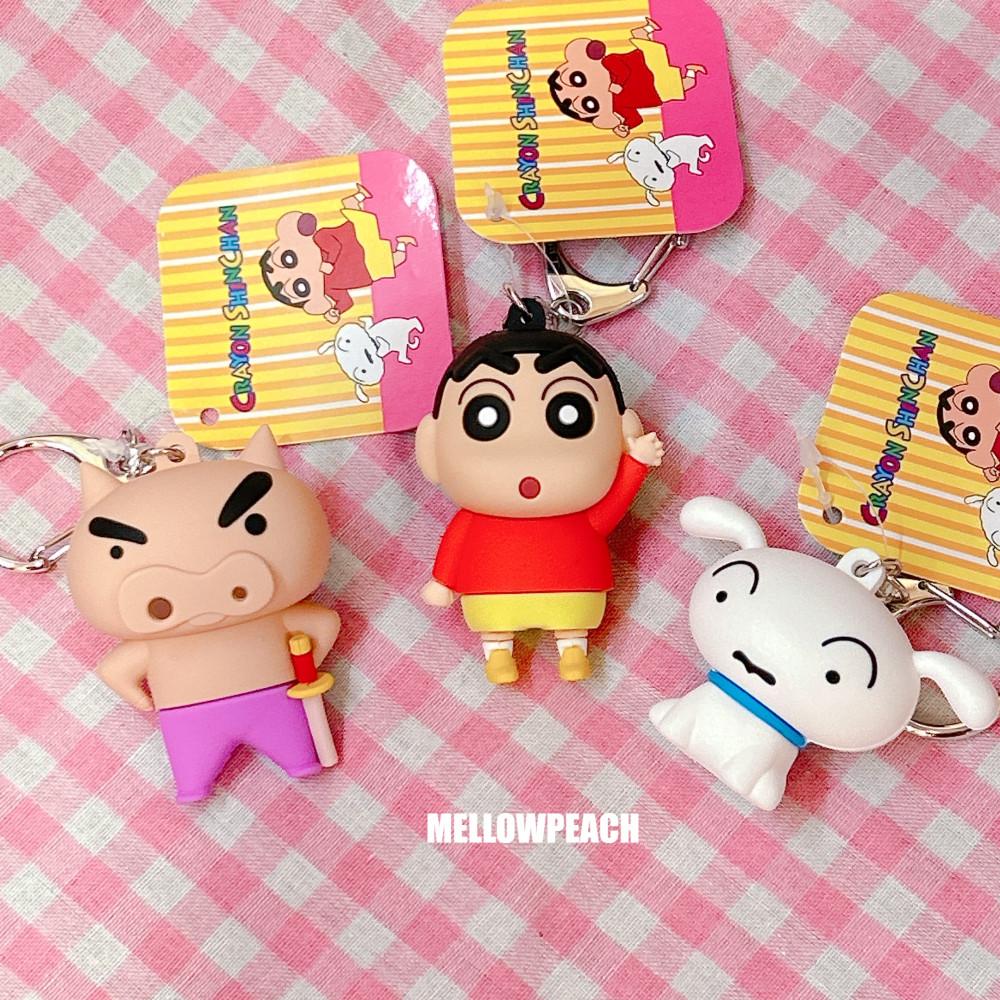 짱구 흰둥이 부리자에몽 피규어 키링