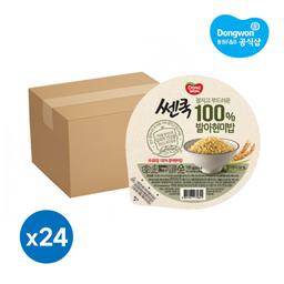동원 쎈쿡 발아현미밥 195g 24개 즉석밥