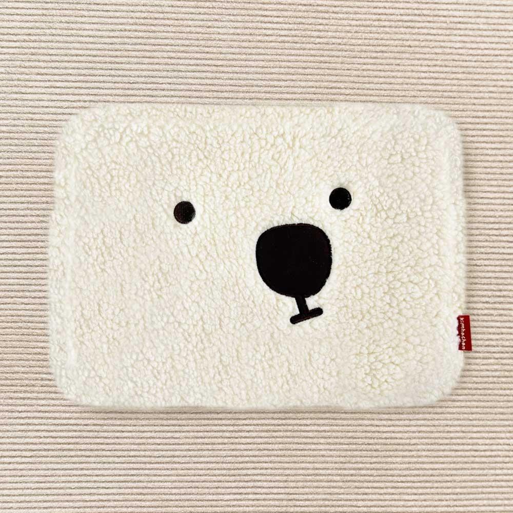 [13/15/17inch] PLUFFY HACHAN POUCH - IVORY 노트북 파우치