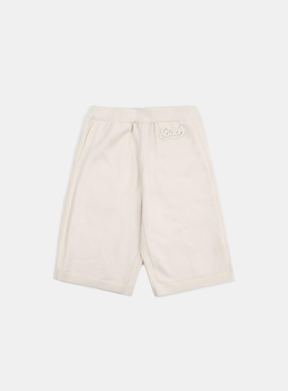 [w-srt24-087] BS Heavy Wool Bermuda Pants - Cream