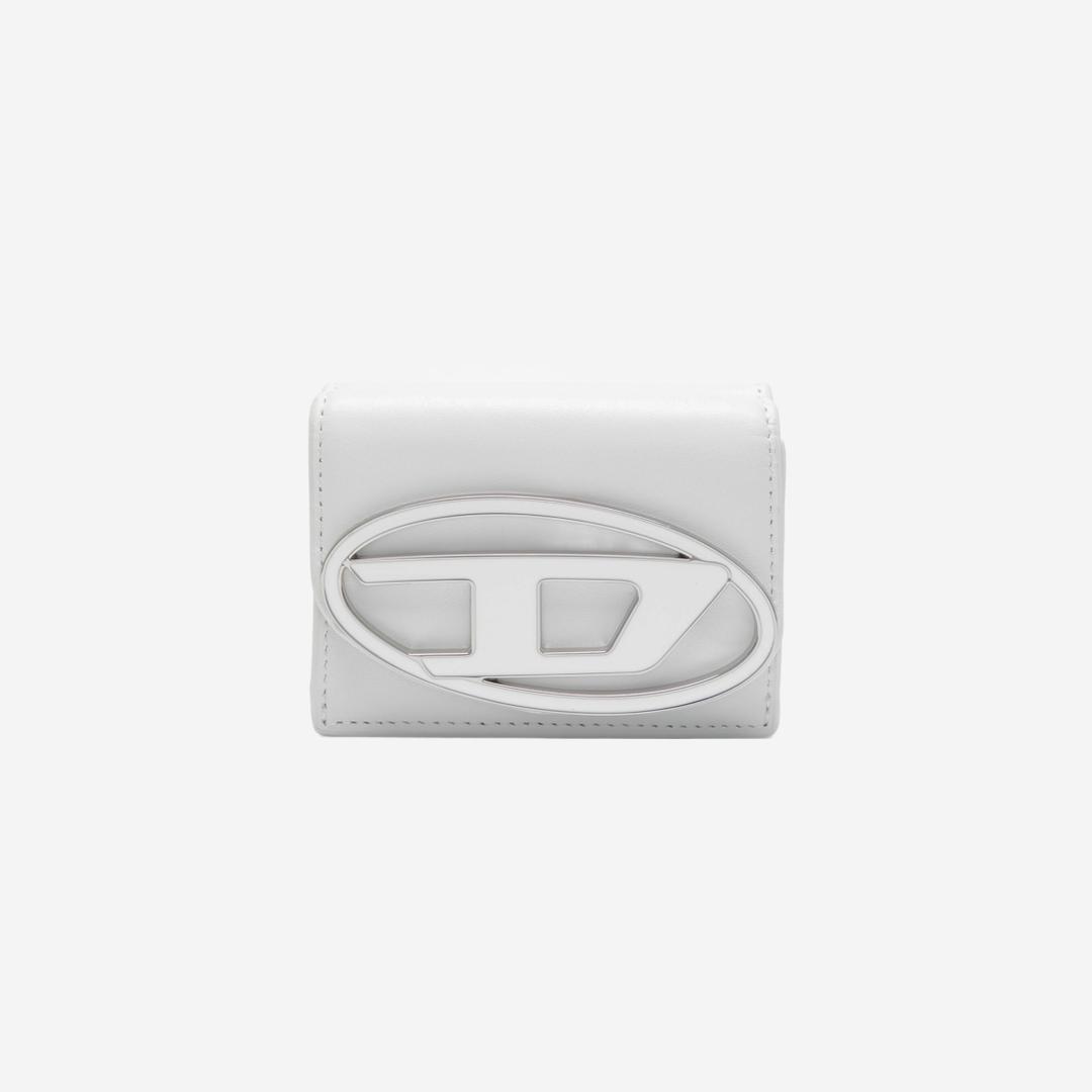 Diesel 1DR Tri-Fold Coin XS li Wallet White