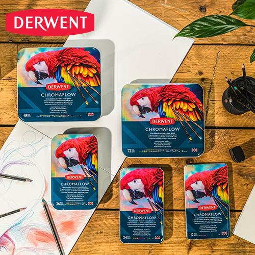 더웬트 크로마 플로우 유성 색연필