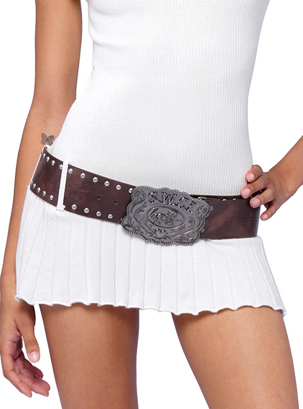 Vintage Cowboy-Style Hardware Belt