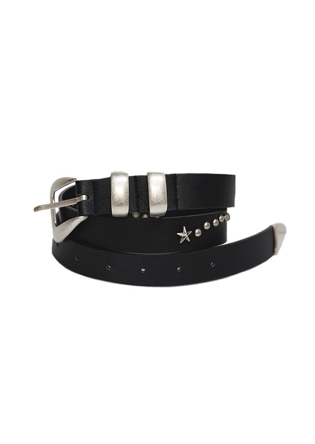 BUCKLE STUD BELT