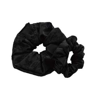 Flower jacquard scrunchie