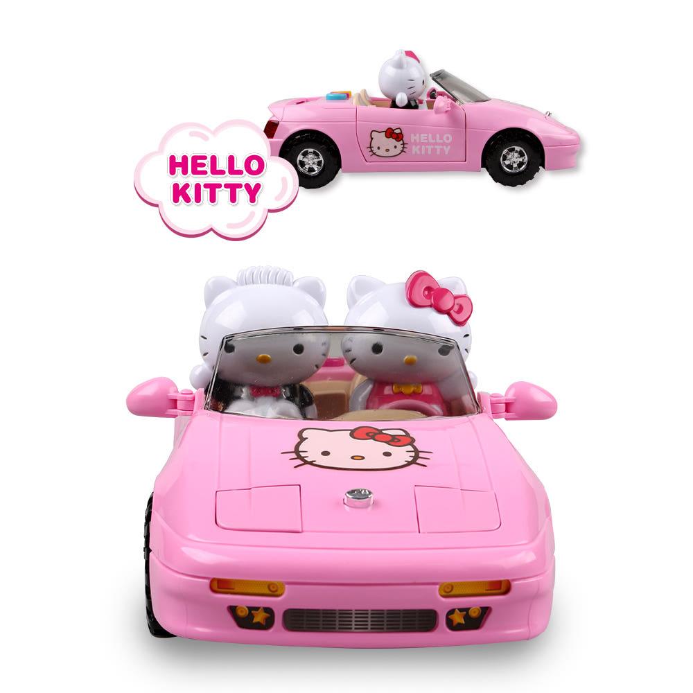 헬로키티 멜로디 오픈카 자동차 산리오 장난감