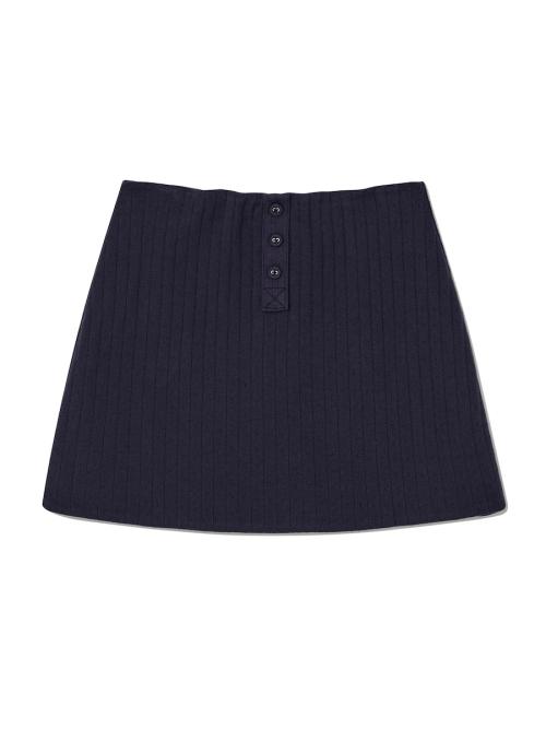 PROVINCE EYELET MINI SKIRT (NAVY)