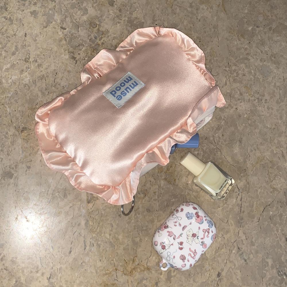nude peach cushion pouch (파우치)