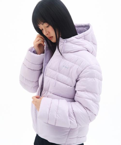LIGHT WEIGHT HOODED PADDING LAVENDER