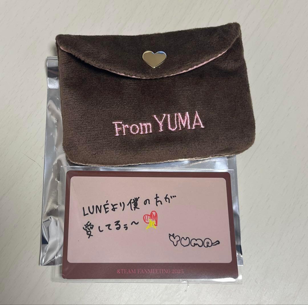 &TEAM &♡ YUMA ユウマ ラブレターポーチ