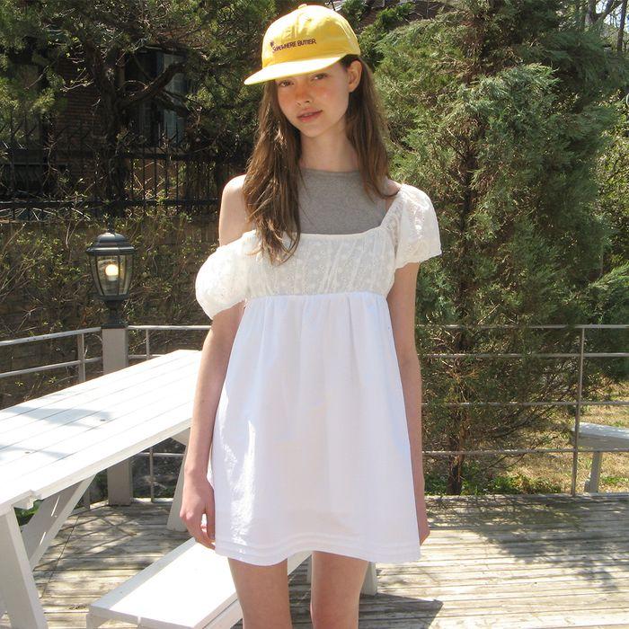 Dessert Lace Mini Dress - Ivory