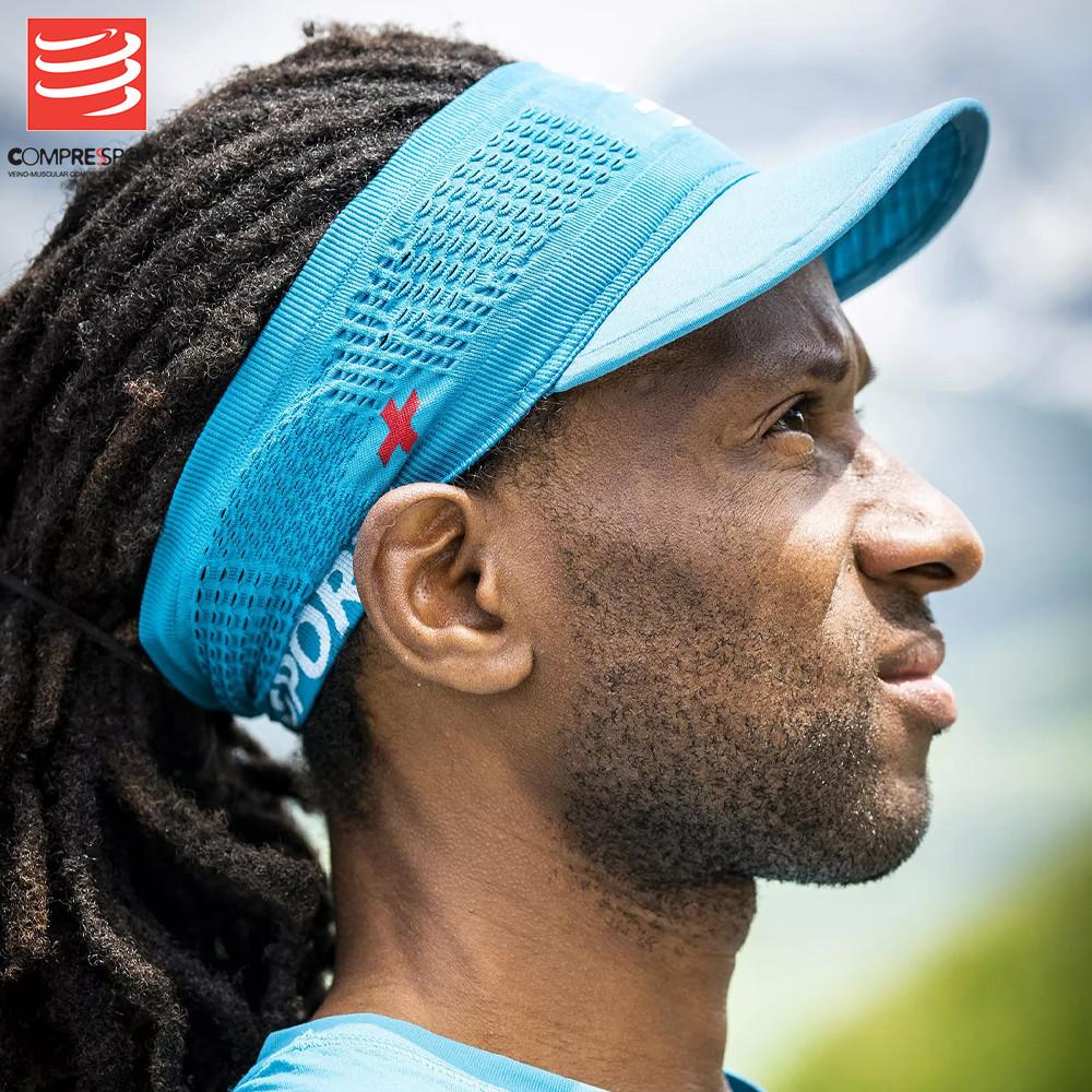 컴프레스포트 스파이더웹 운동 헤어밴드 러닝모자 스포츠 헤드밴드