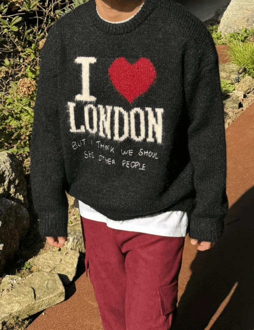 LONDON 앙고라 울 니트 (2color)