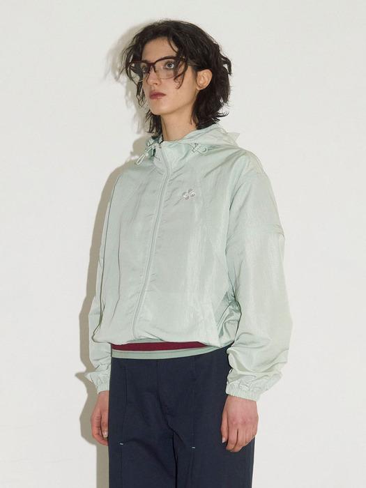 WAVE NYLON HOODED JACKET / mint