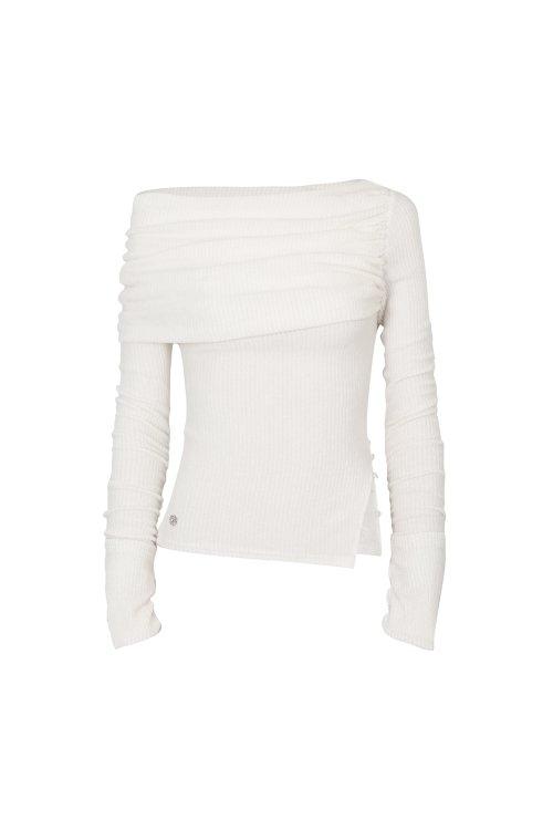 JENNIE OFF-SHOULDER TOP white
