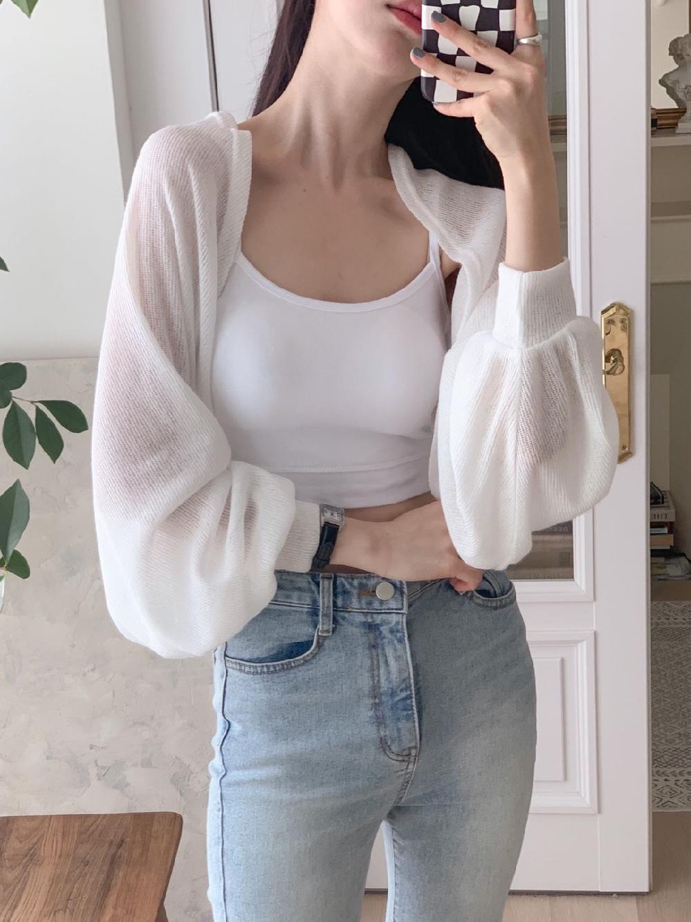 로어블 [하루만세일🧊당일출고보장🚛]  장마철 시스루 루즈핏 얇은 니트 여름 휴양지 가디건 볼레로 비키니 수영복 커버 물놀이 살안타템