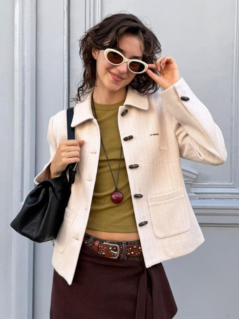 더블 포켓 더플 자켓_2COLORS