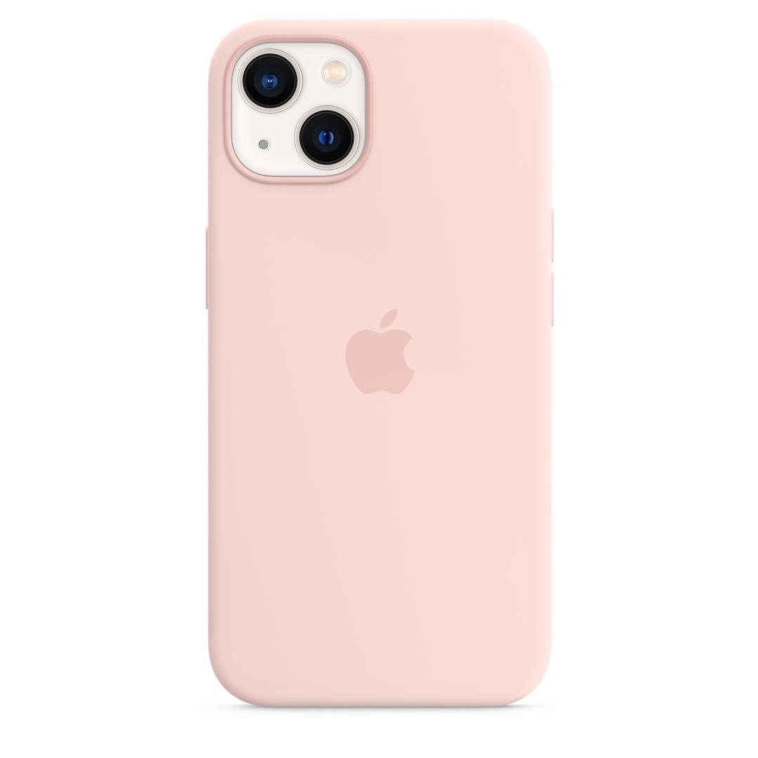 MagSafe형 iPhone 13 실리콘 케이스 - 초크 핑크