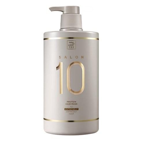 미쟝센 살롱10 단백질 에센스팩 극손상 모발용, 990ml, 1개 - 헤어팩/헤어마스크 | 쿠팡