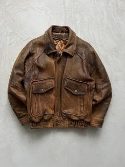 VTG G-1 LEAHTER JACKET (M)