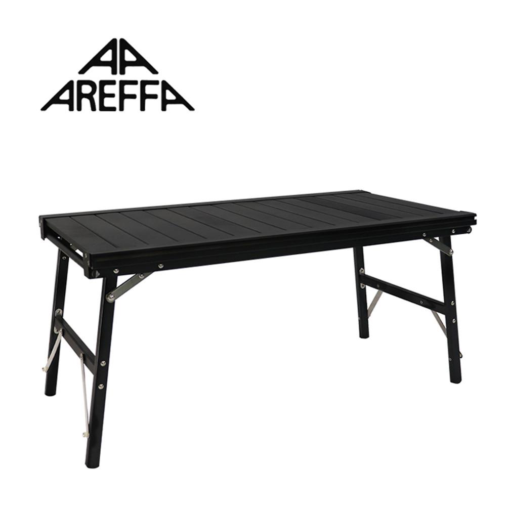 Areffa 캠핑 조리대 상판 키친 사이드 IGT 테이블 블랙