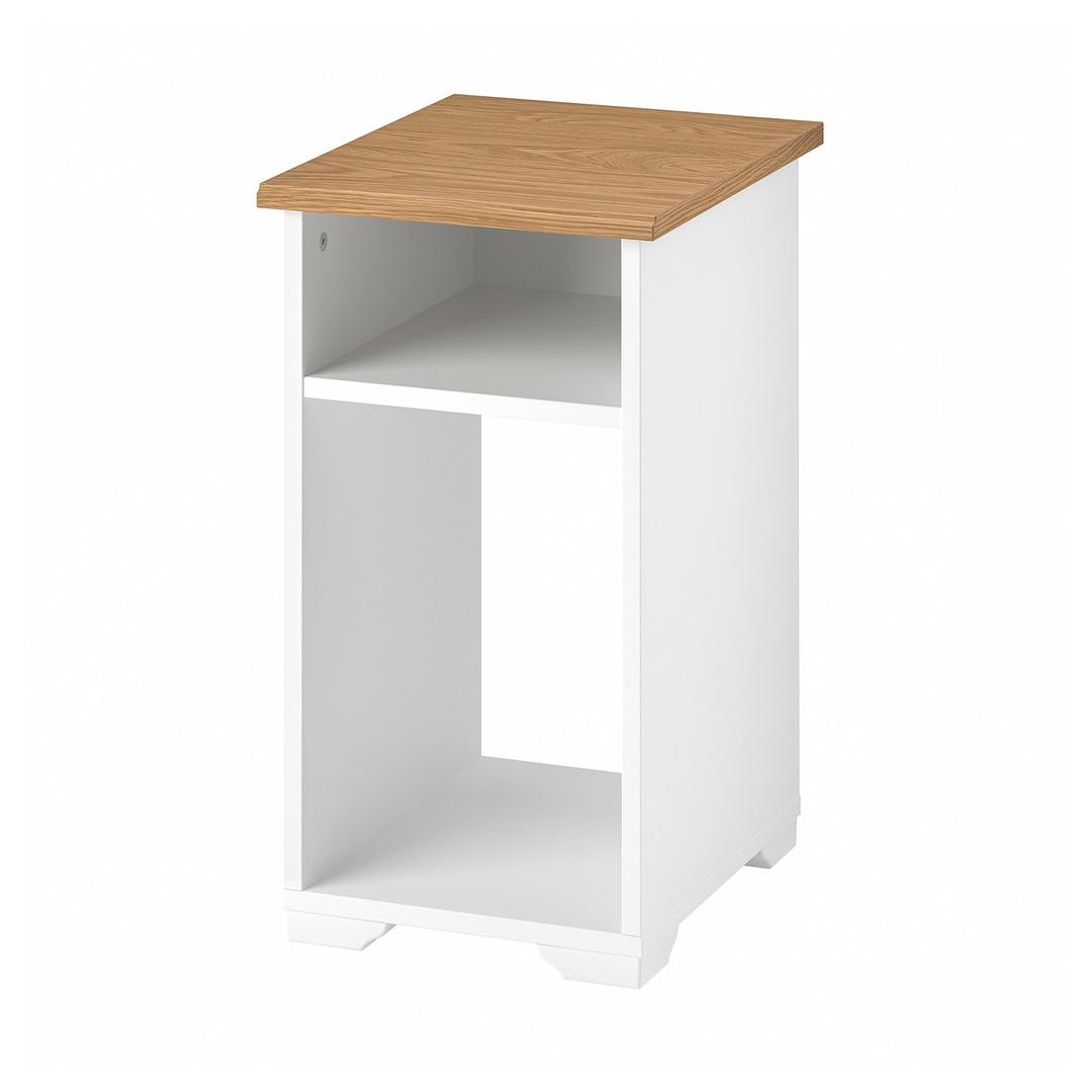 SKRUVBY Table d'appoint - blanc 40x32 cm