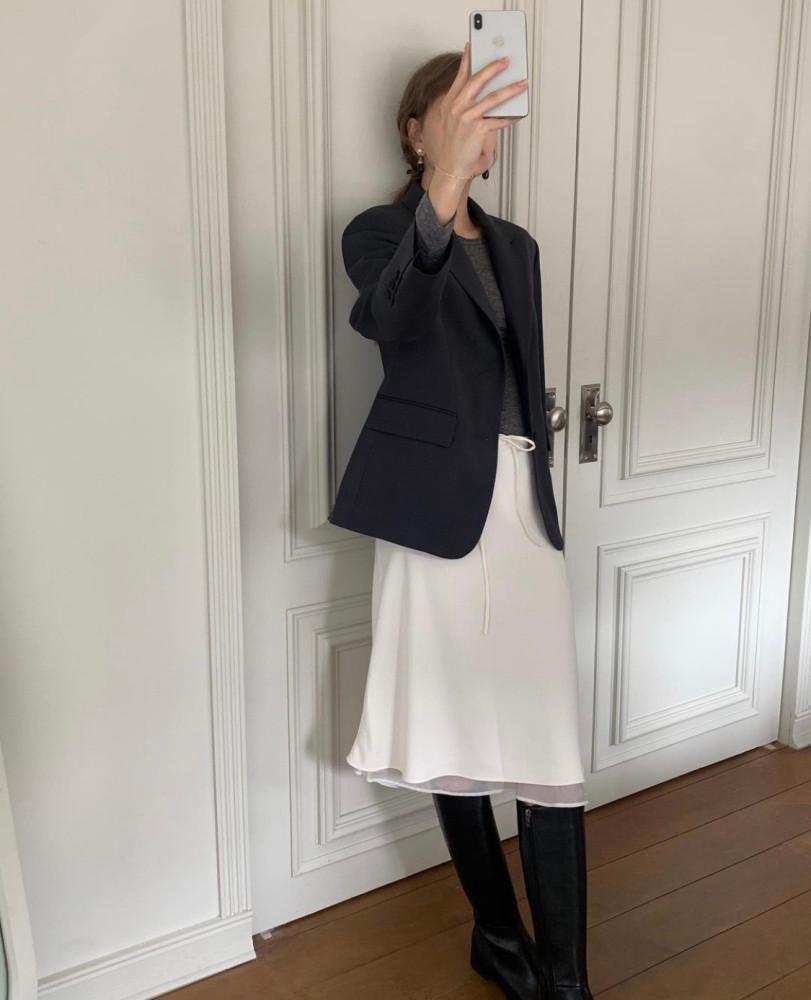 (블랙 당일) riette 셀리 스커트