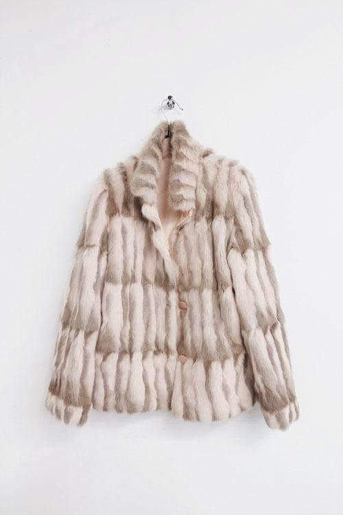 vintage reversible fur jacket
