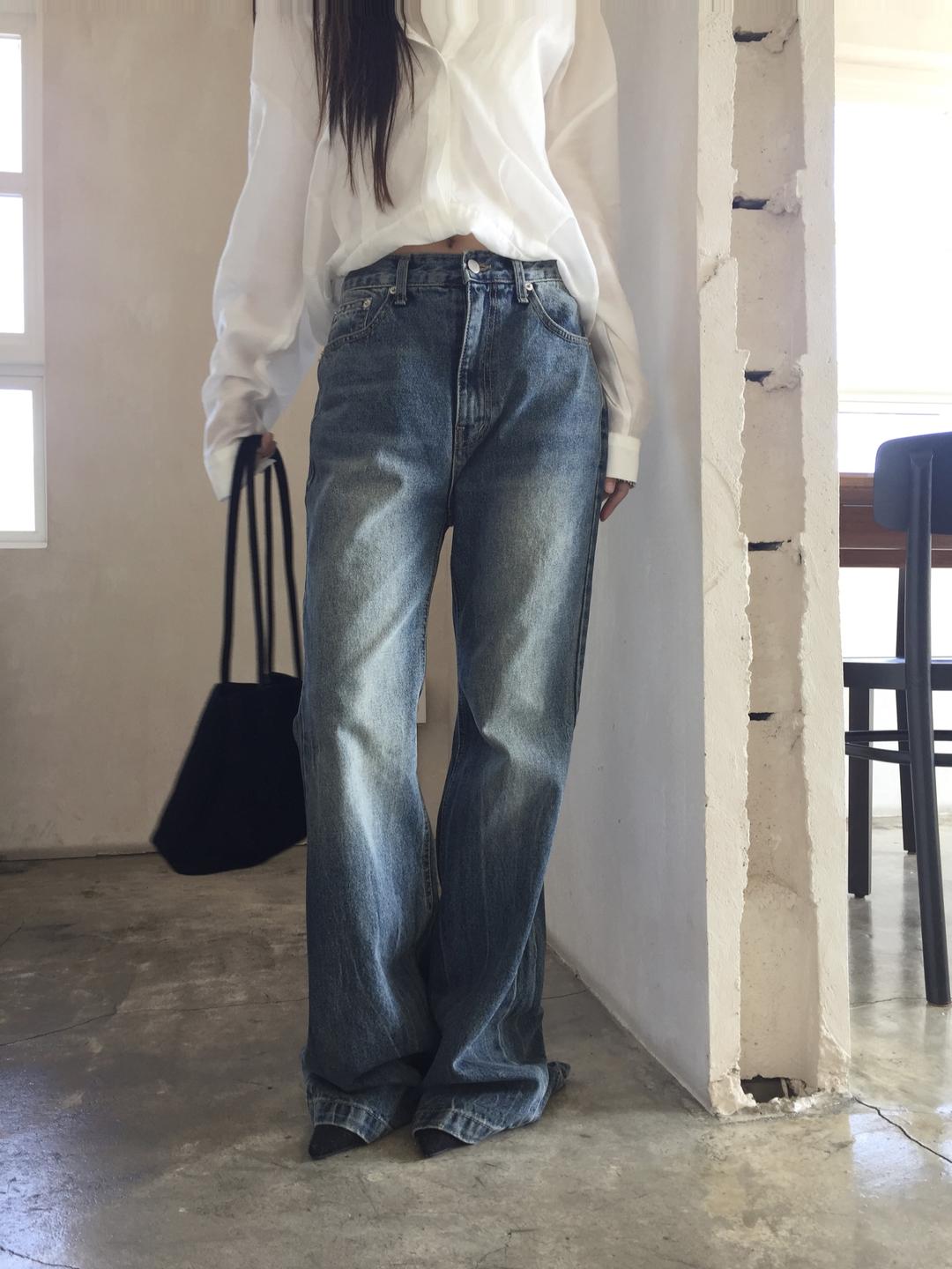 bootscut denim pants