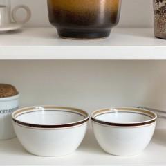 kamome 빈티지라인 머스타드&민트 (밥/국공기)