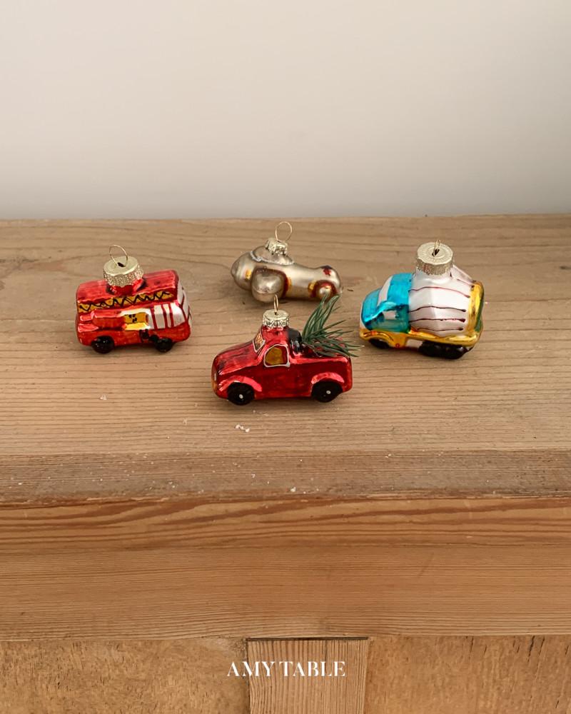 (에이미테이블) 미니 자동차 오너먼트 세트