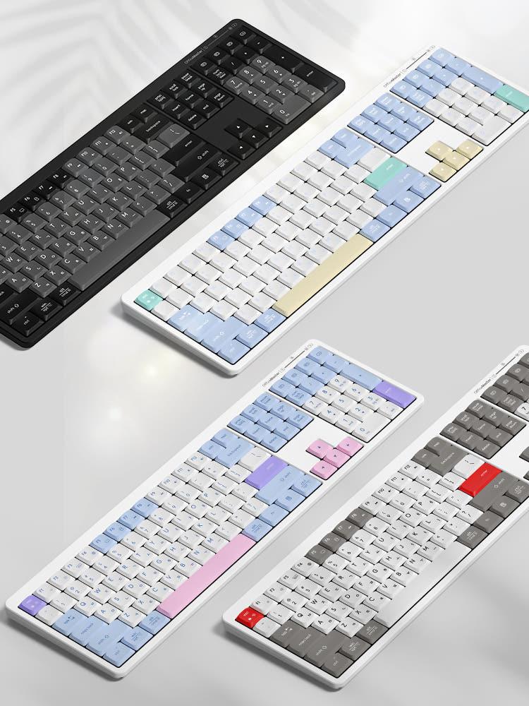 GK698 OfficeMaster 3모드 저소음 사무용 펜타그래프 키보드