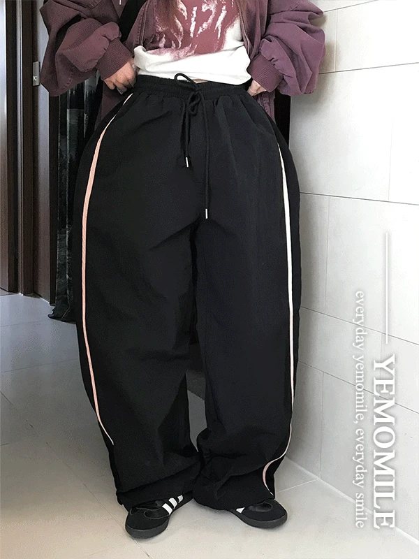 파이리 스트링 트랙 팬츠 (unisex/밴딩)