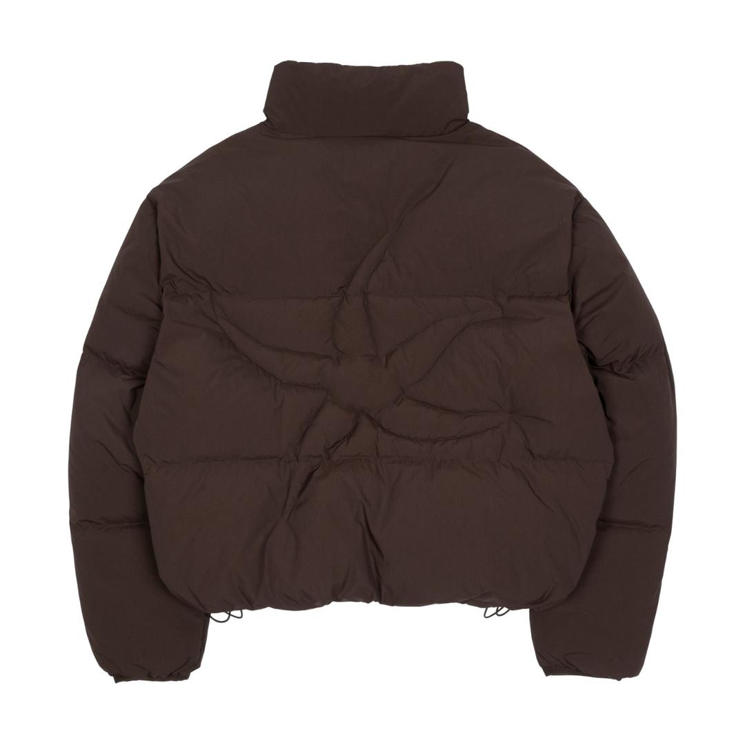 TCM starfish logo puffer jacket (brown) (11/7 예약배송)