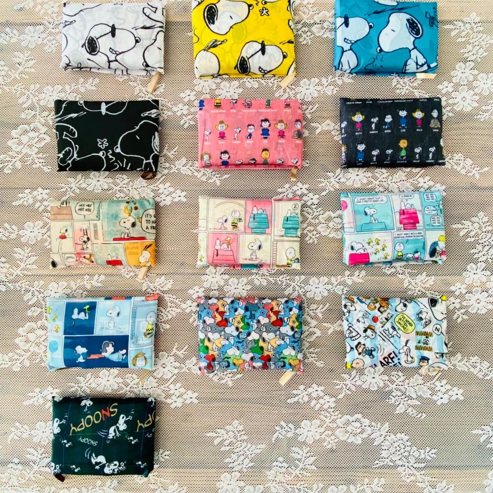 스누피  에코백 접이식 휴대용 장바구니