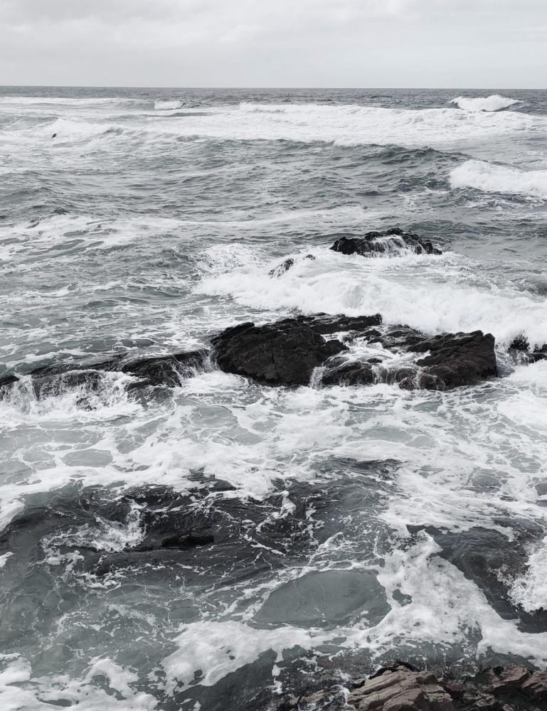 내구빌리지 파도 패브릭포스터