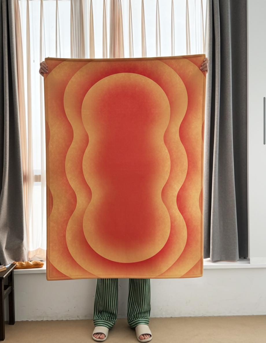 빛의 물결 러그 Sunrise Orange 선라이즈오렌지