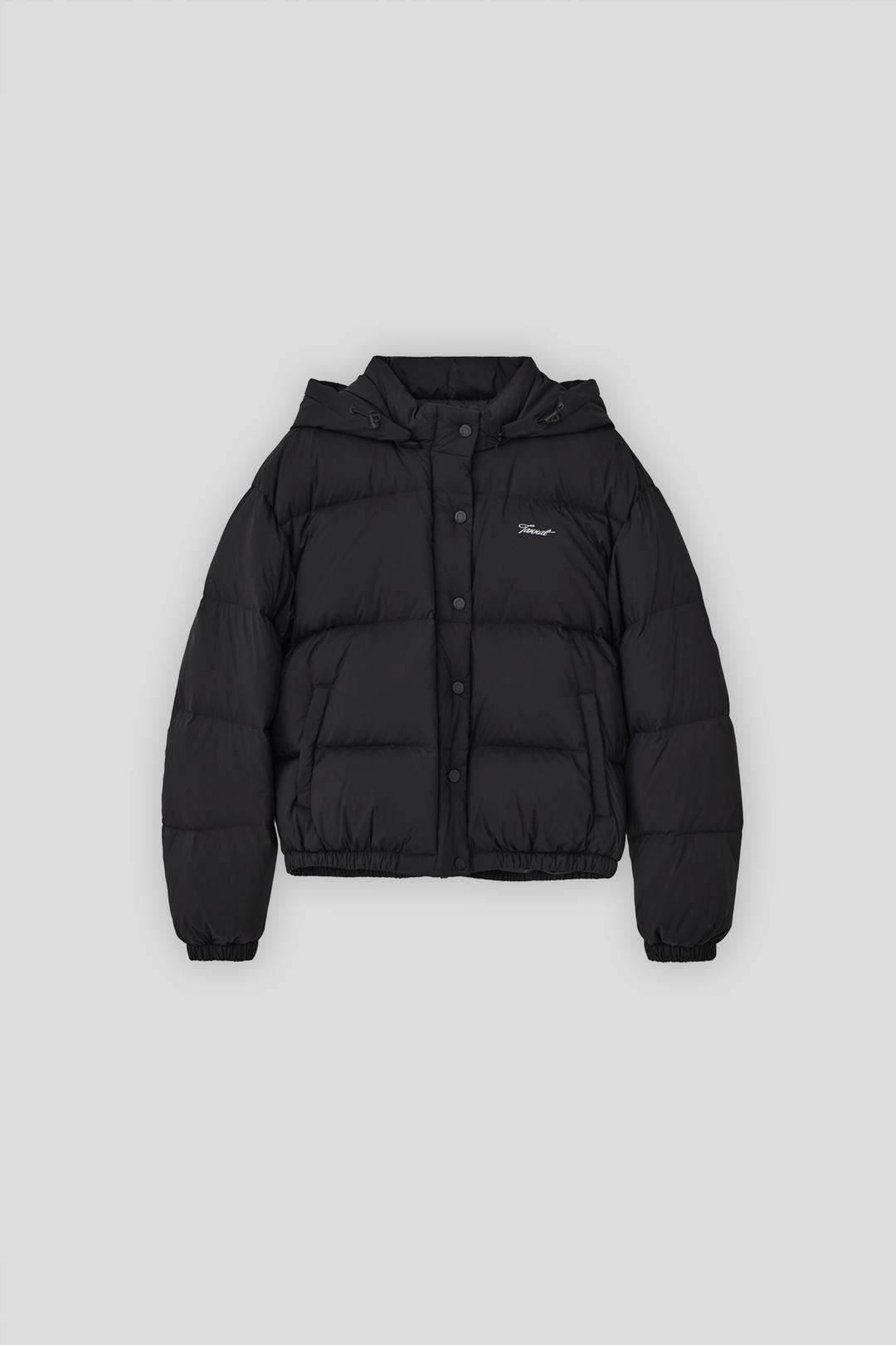 (1st re-stock) T/T Float short puffer jacket (black)