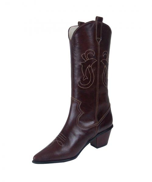 돌핀 웨스턴 부츠 (빈티지 브라운)