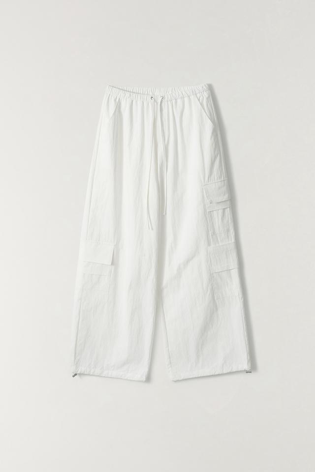 투 포켓 카고 조거 팬츠 WHITE