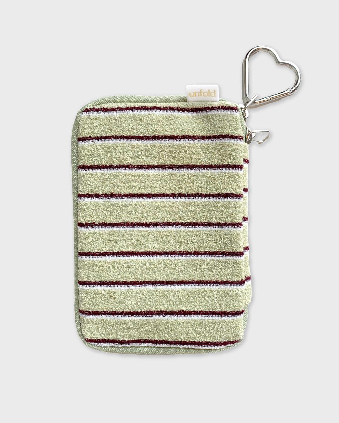 Terry travel wallet (avocado)