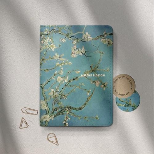 꽃피는 아몬드 나무 고흐 레더커버 양장 사철 노트 다이어리 일기장