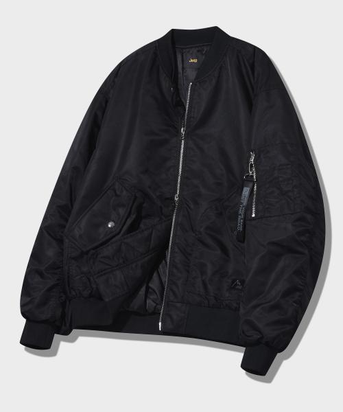 2way MA-1 포켓 항공점퍼 BLACK (JQ5JPU001BK)