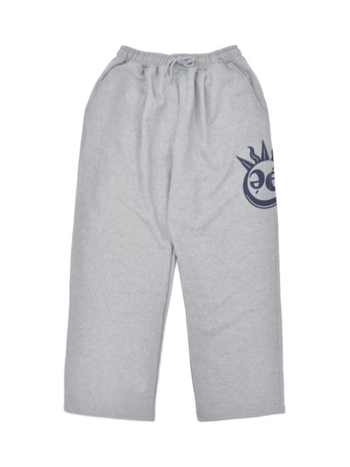 예예(YEYE)  Sun Moon Logo Sweat Pants - Gray - 사이즈 & 후기 | 무신사
