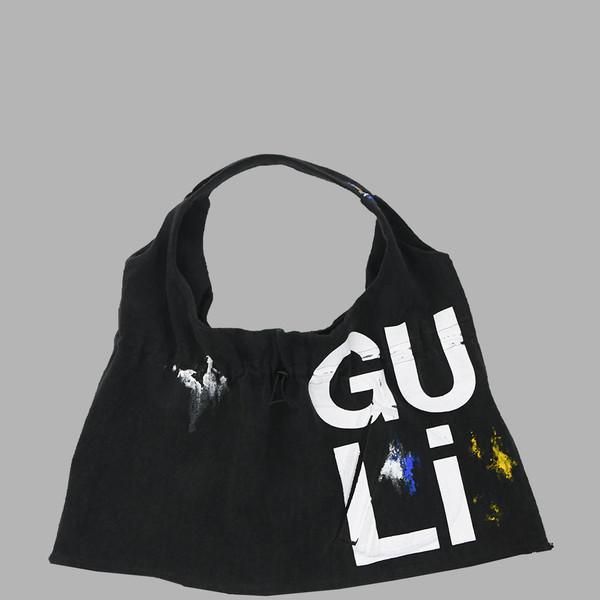 GUT LIFE PAINTED VEST BAG (BLACK)