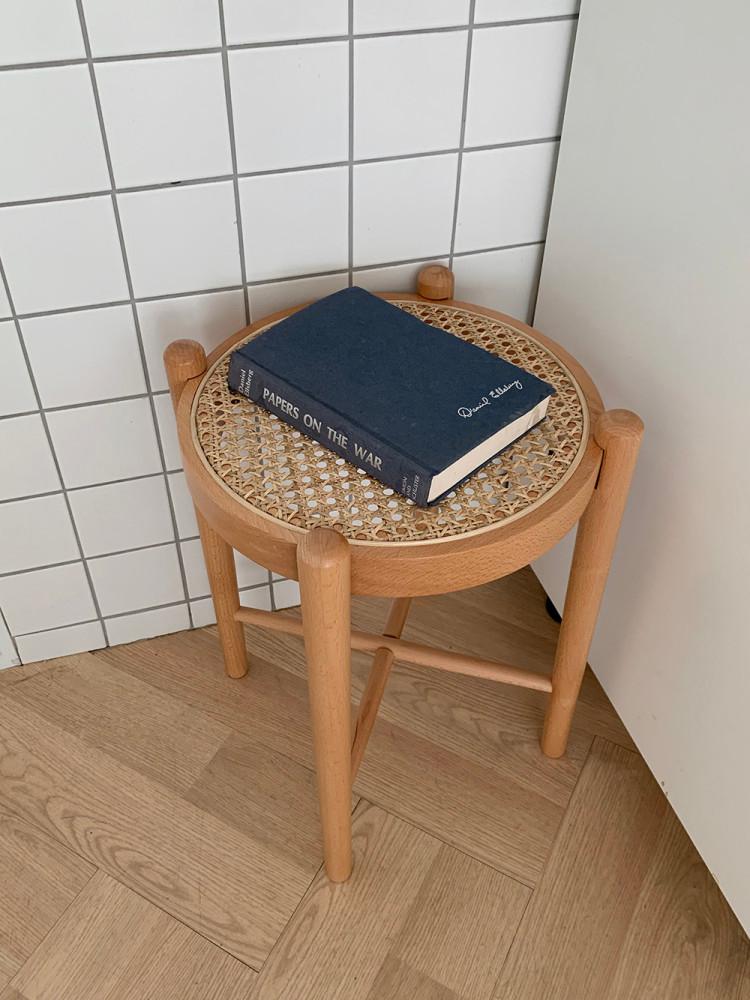 바미르 케인라탄 원형 스툴(라탄스툴,라탄의자)